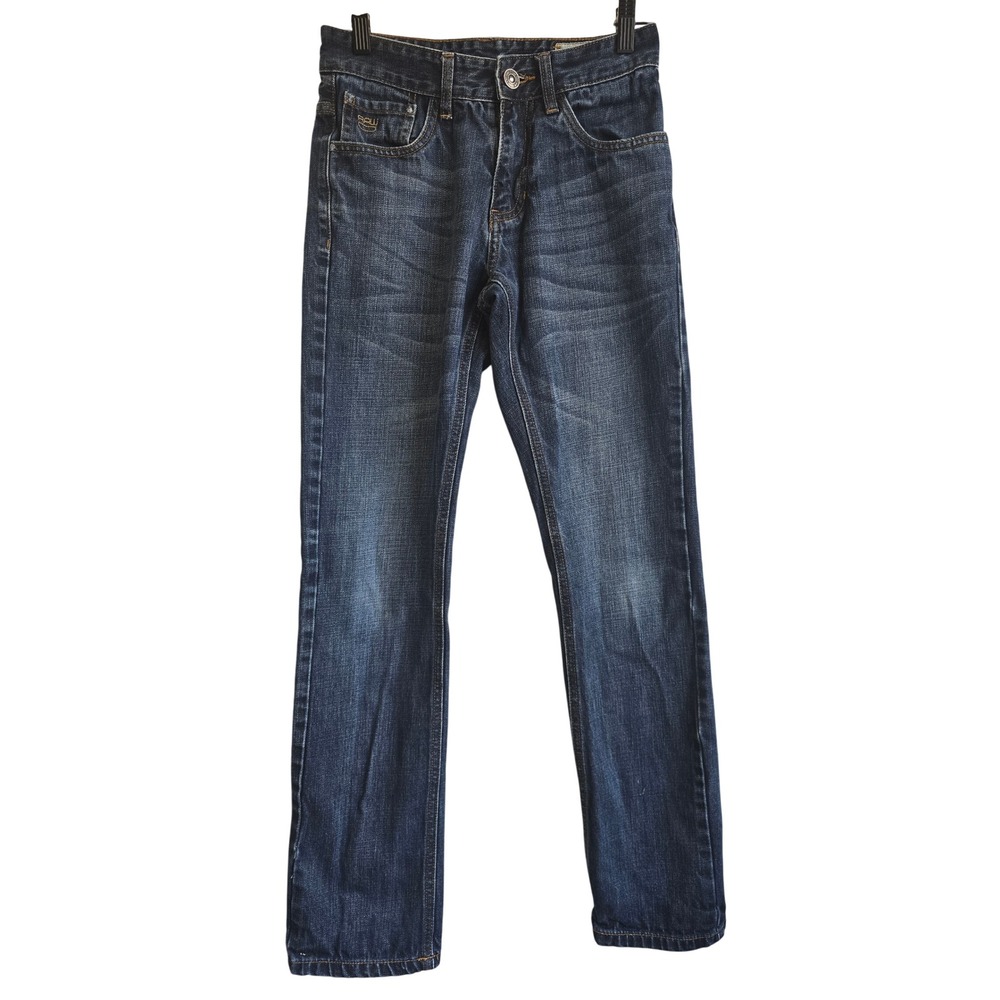 G-Star Raw 3301 Low Tapered Dark Wash Indigo Denim Jeans 29x32 Mens